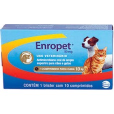 Enropet  50mg 10 comp otc