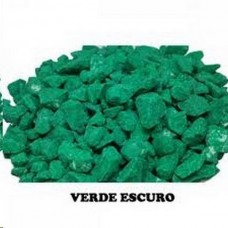 Pedra cristal verde escuro 1kg