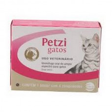 Petzi gatos - caixa com 4 comprimidos