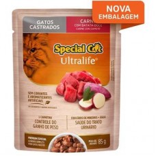 Sache special cat ultralife castrado carne 85gr