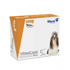 Vermicanis plus 400mg 5kg  - caixa com 4 comprimidos