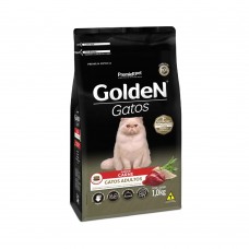 Racao golden gatos adulto carne 1kg
