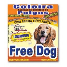 Coleira free dog repelente de carrapatos 20g 45cm