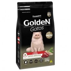 Racao golden gatos adulto carne 3kg
