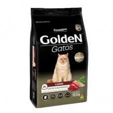Racao golden gatos castrado carne 10,1kg