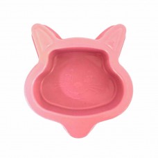 Comedouro funny cat 150ml rosa