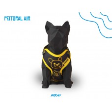 Peitoral air black yellow m com guia