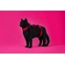 Peitoral gato catz pink tam unico com guia