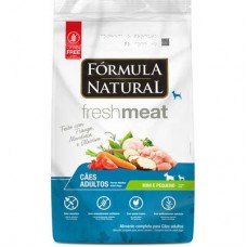 Racao formula natural fresh meat adulto mini/pq 1kg