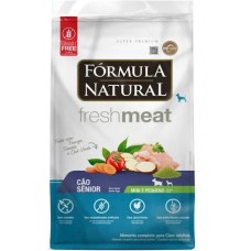 Racao formula natural fresh meat senior mini/pq 7kg