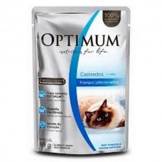 Sache optimum cat castrado frango 85g