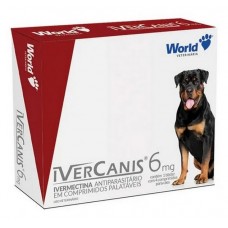 Ivercanis  6mg para 30kg - und avulso