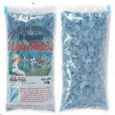 Pedra cristal azul fluor 1kg