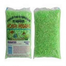 Pedra cristal verde fluor 1kg