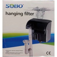 Filtro externo hang on sobo wp-303h-5w, 280l/h-110v (ate 70 lts)