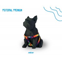 Peitoral premium rainbow novo m reforc. com gui